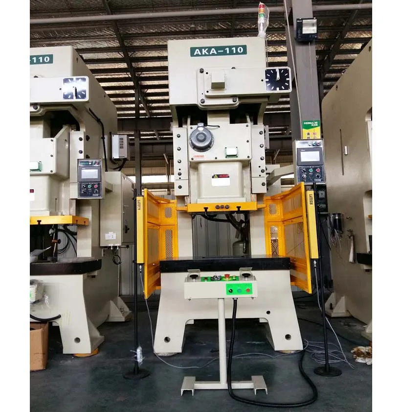 
100 ton 110 ton 125 ton 160 ton 200 ton Punch Press C frame Single Crank Eccentric Mechanical Power Press Machine 