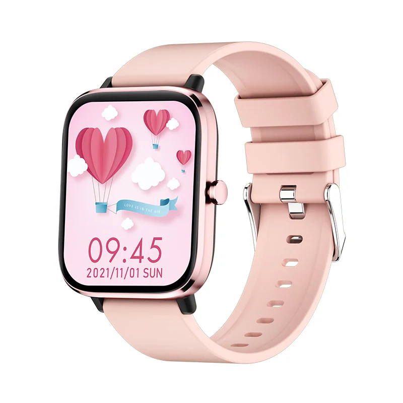 

1.7 Inch HD Display Screen T45S Body Temperature Heart Rate Blood Pressure Oxygen Monitor Business Sport BT Calling Smart Watch