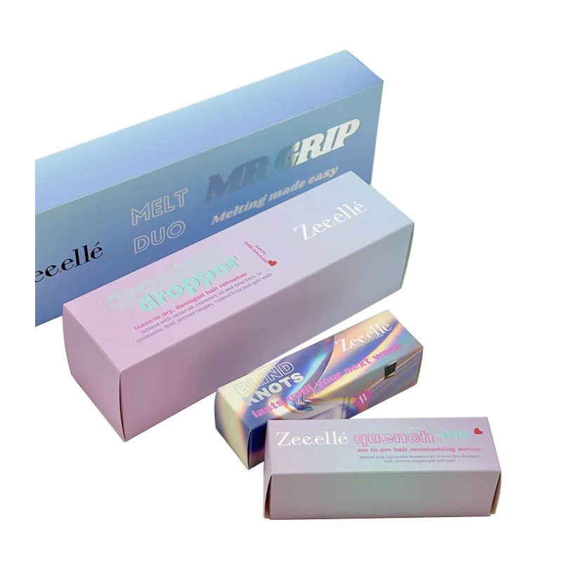 

High-End Hair Extensions Brush Oil Packaging Box