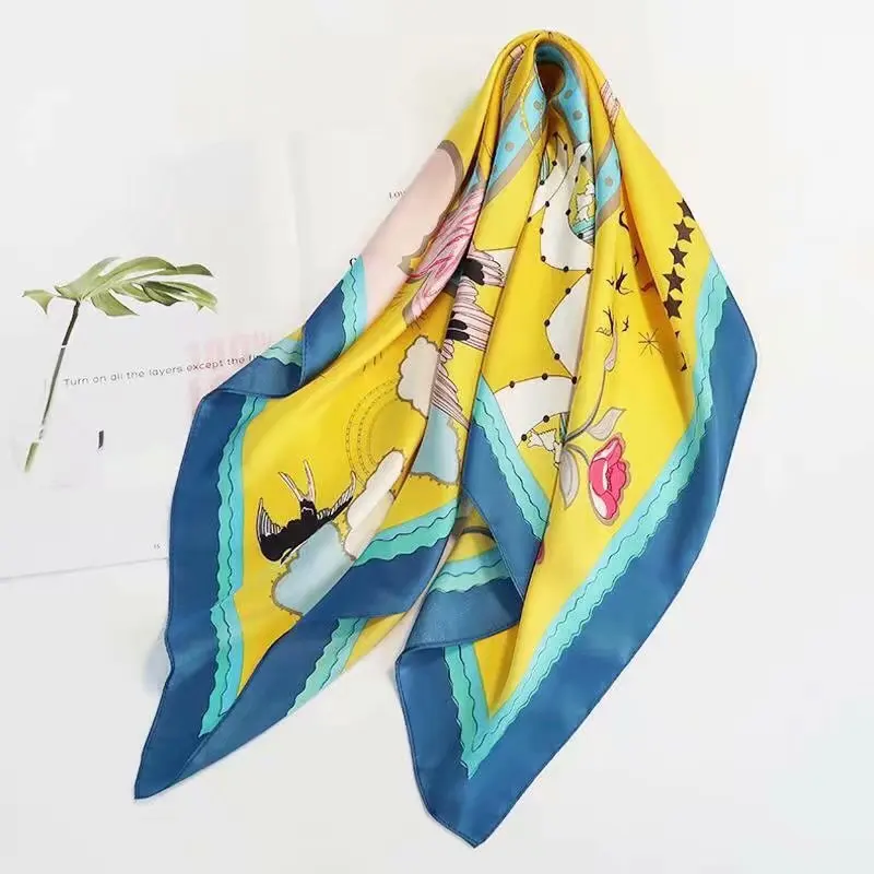Personalized Silk Scarf Ladies Silk Neck Scarf Ladies Silk Neck Scarf