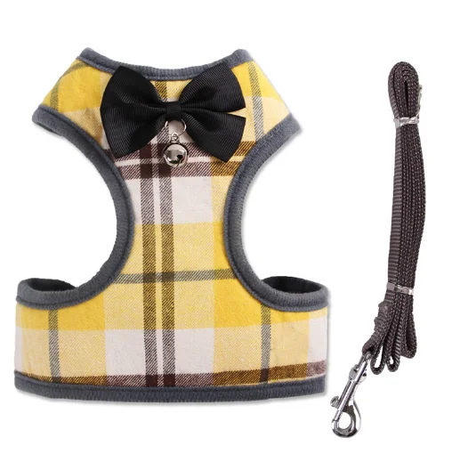 

Fashionable Cotton Pet Chest Harness Dog Traction Rope Leash For Walking Training
