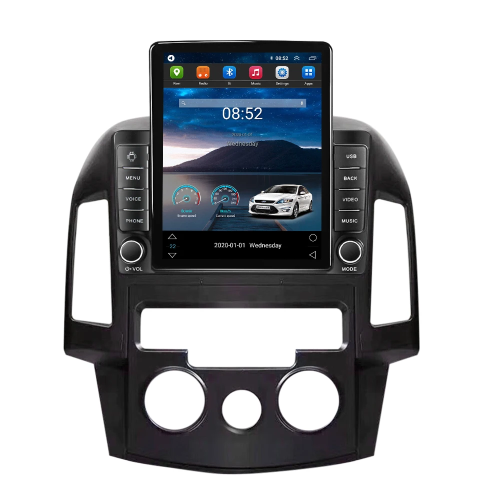 

MEKEDE 8+128G BT RDS GPS IPS stereo android For Hyundai i30 2007-2012 360 camera carplay+auto key lights Car DVD Player