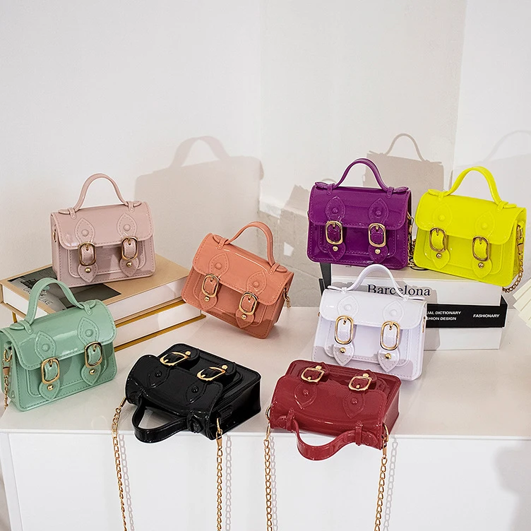 

2021 Fashion Jelly Bag New Ladies Handbag Mouth Red Envelope Joker Jelly Bag