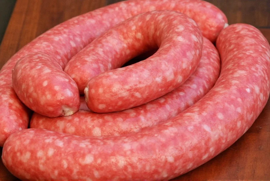 Various types of sausages available in stores