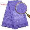 Latest Purple Lace Trim Beaded African Laces 2019 Tulle And French Lace With Stones 969