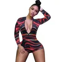 

2019 Hot Knitting Women Sleepwear Wholesale Butt Flap Bodycon Stretchy Onesie Shorts Sexy Rompers Adult Onesie pajamas