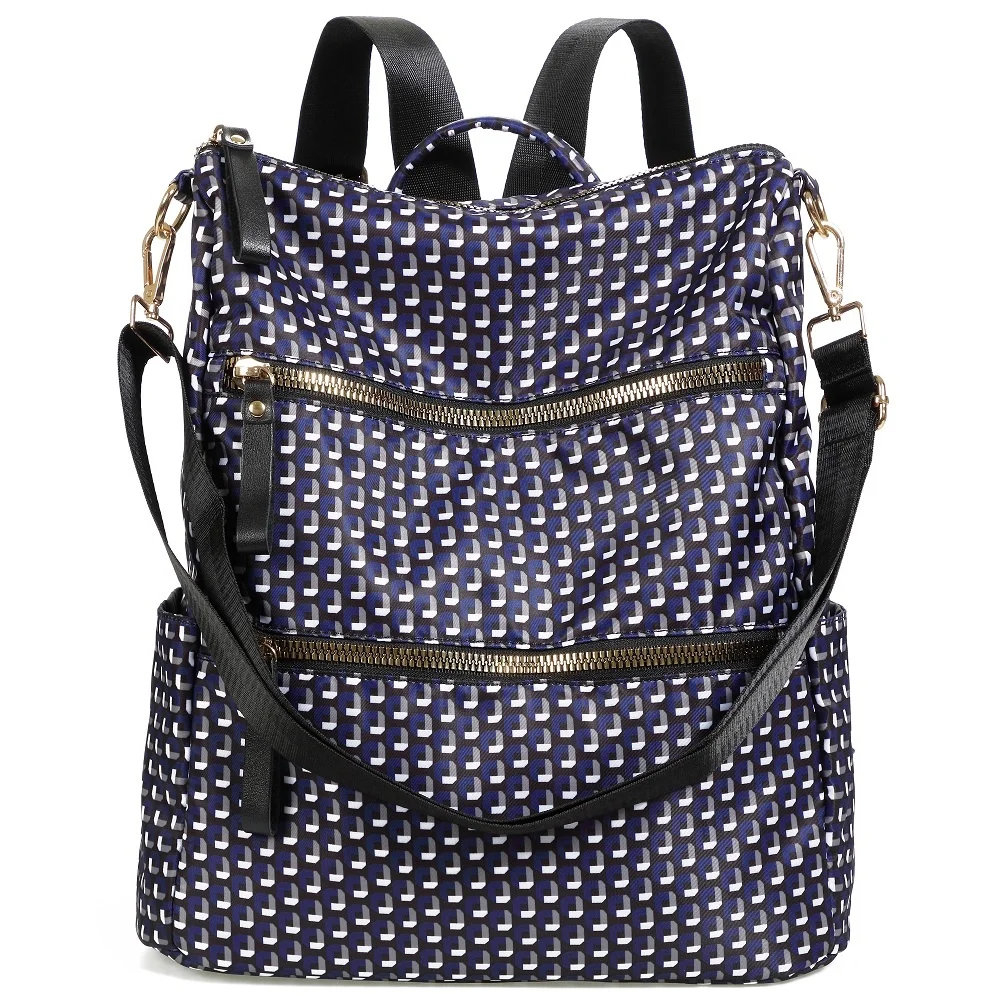 

Waterproof Nylon Women Backpack Purse Multipurpose School Travel Shoulder Bag