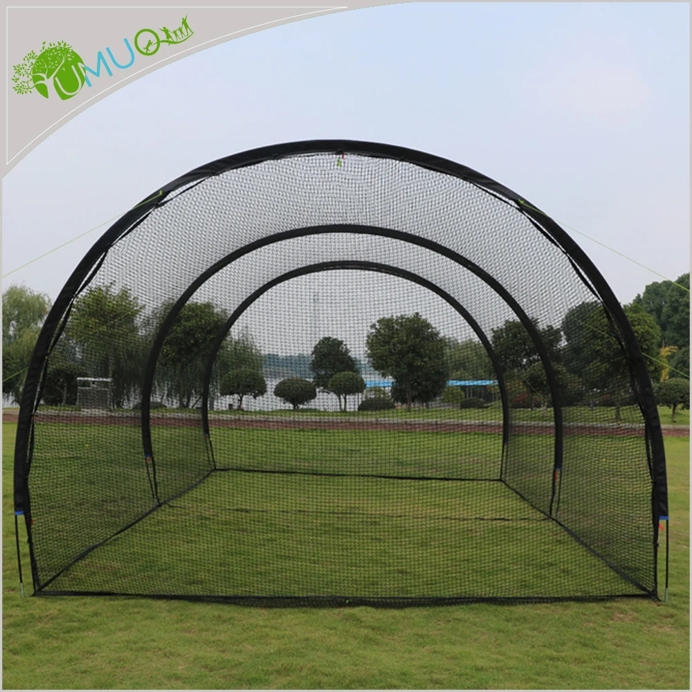 Yumuq Popup Backyard Batting Pitching Practice Inflatable Baseball Net
