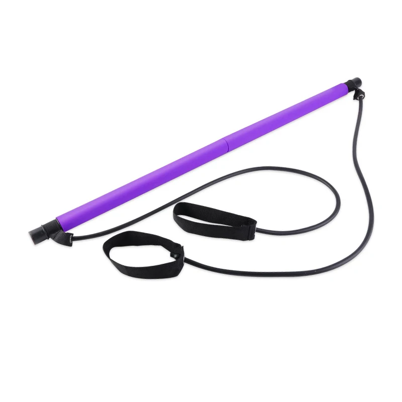 

Awesome Fitness Multi-functional Yoga Pull Rods Portable Gym Pilates Bar Resistance Band Trainer Pilates Bar Gym