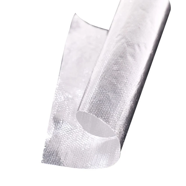 
heat reflective aluminum foil insulation backed fiberglass cloth 