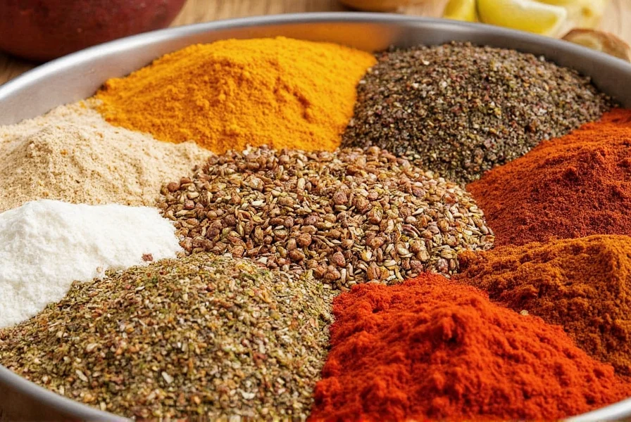 Shawarma spice rack