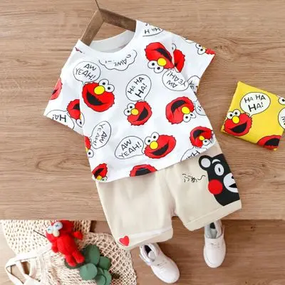 

Short-sleeved Children's Clothing Summer Baby Boys' Clothing Sets Clothes Kids Child Clothing