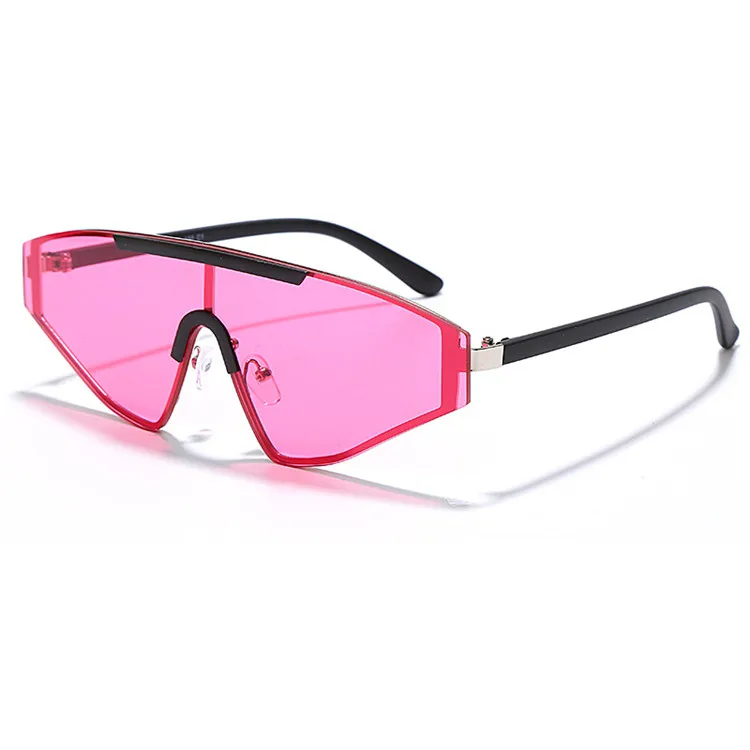 

2020 latest fashion big frame color gradient men women Sunglasses, Mix color or custom colors
