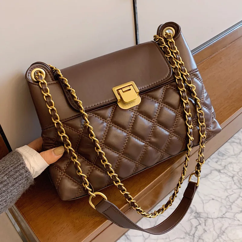 

Chain lady bag 2020 autumn and winter new trendy fashion all-match shoulder messenger bag handbag for women luxury