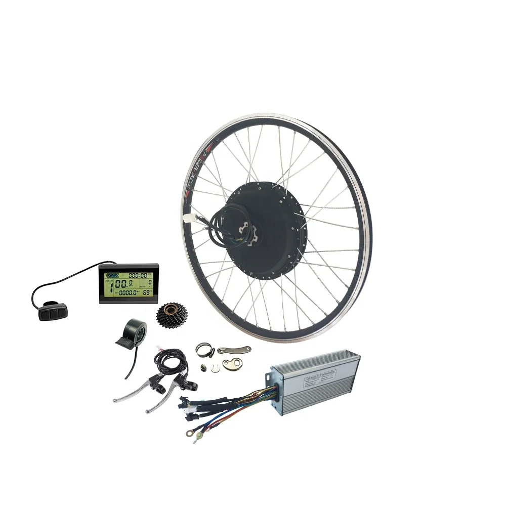 

USA free shipping 48V 1200W e bike conversion kit with LCD3 Display