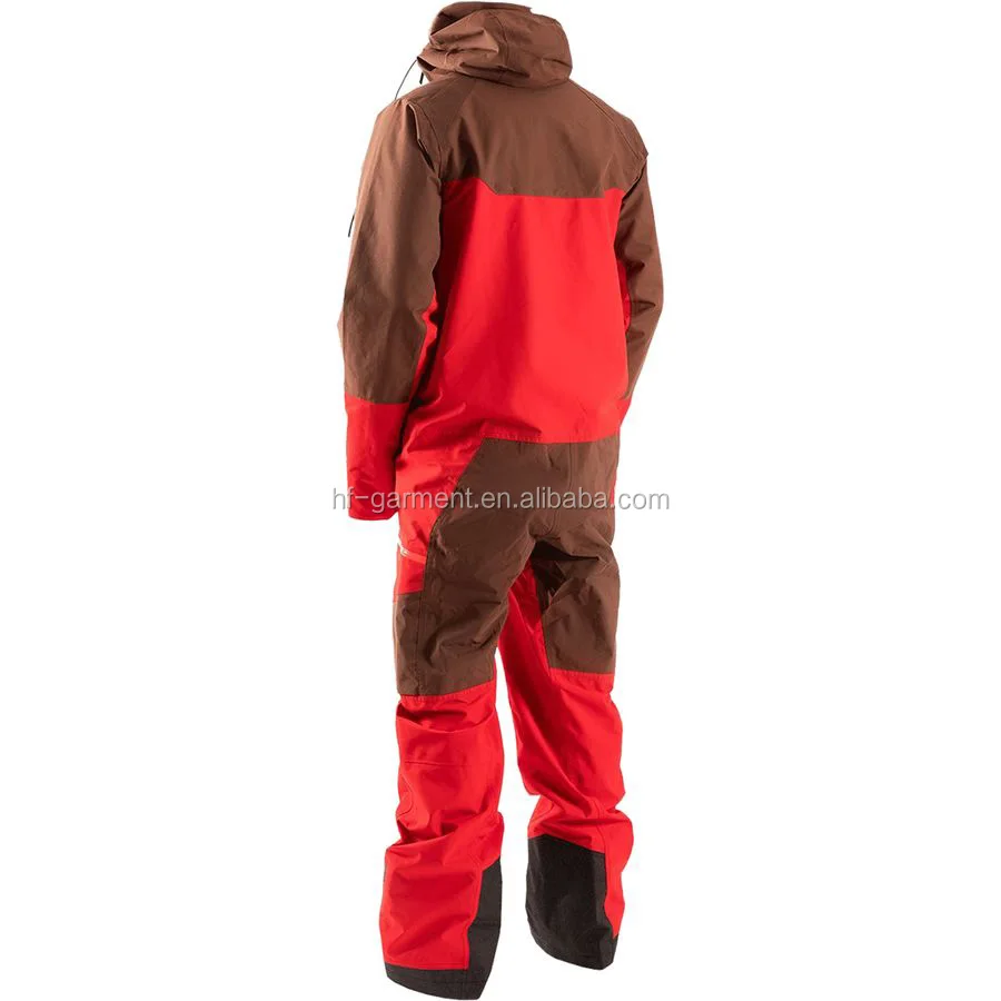Fully Sealed Protective Snowsuit One Piece Ski Suit Men Snow Suit For