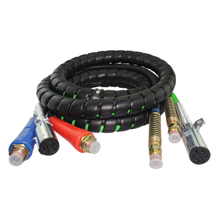 12 Feet 3in1 Electrical Trailer Cable Green 7 Way Trailer Abs Electric