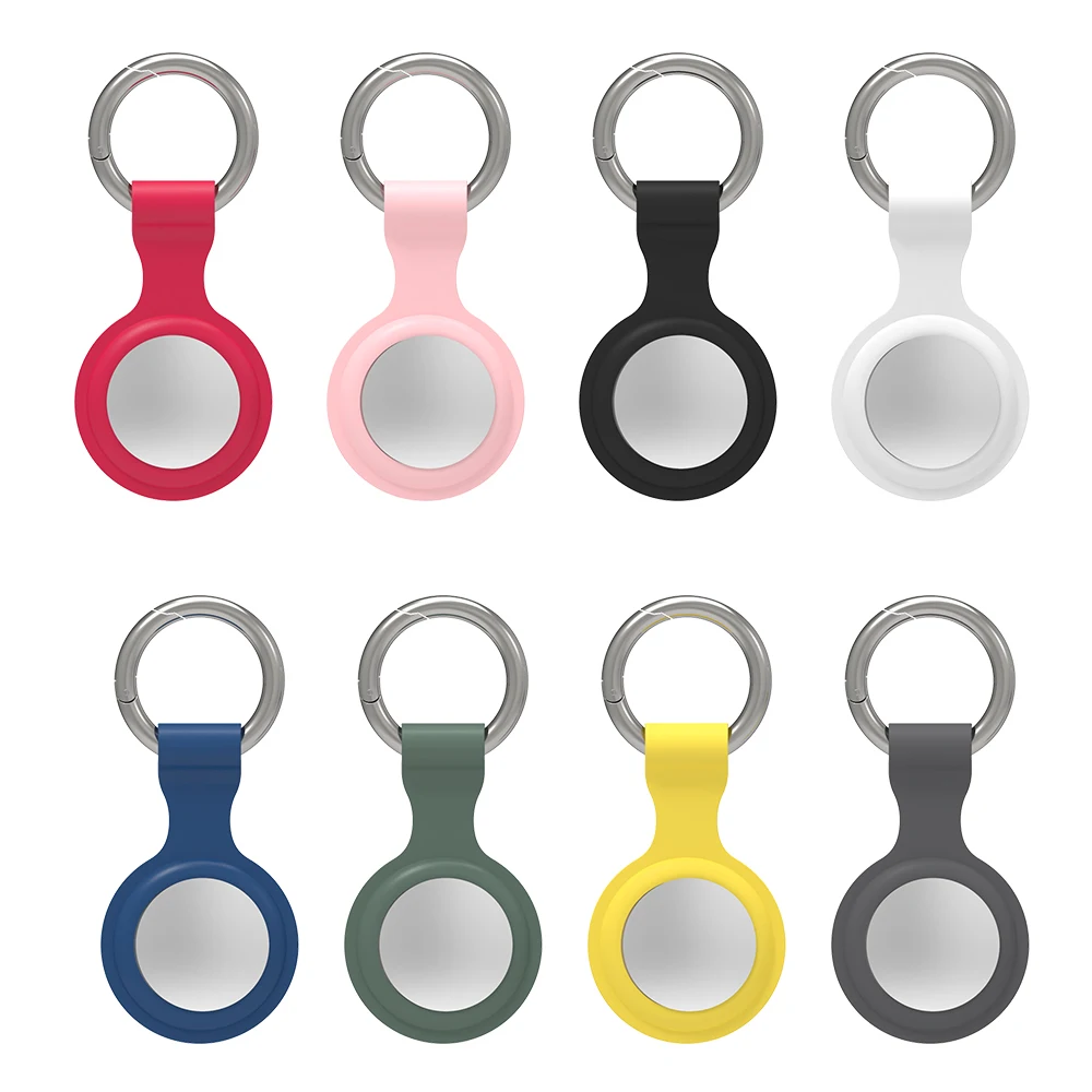

Wholesale Locator Airtag Silicone Case Protective Cover For Airtag Case Apple Anti-lost Storage Airtag Case, 9 colors