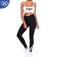 

High Quality Spandex yoga suit 86%Nylon 14%Spandex Custom Women 2 piece yoga set Sports Wear
