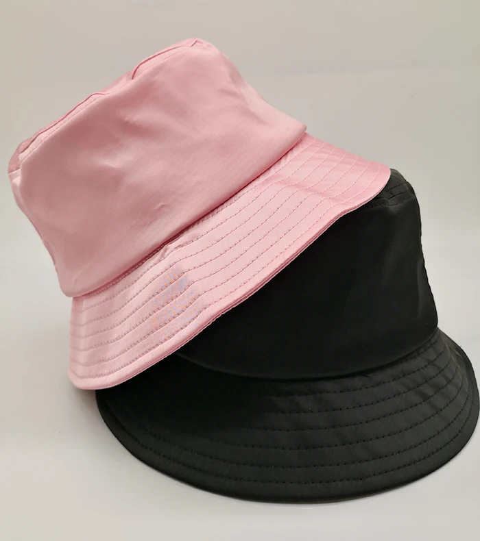 

Free shipping gorras nude blank plain custom satin lined fisherman hat pink bucket hat cousimized satin bucket hat satin lined, Many