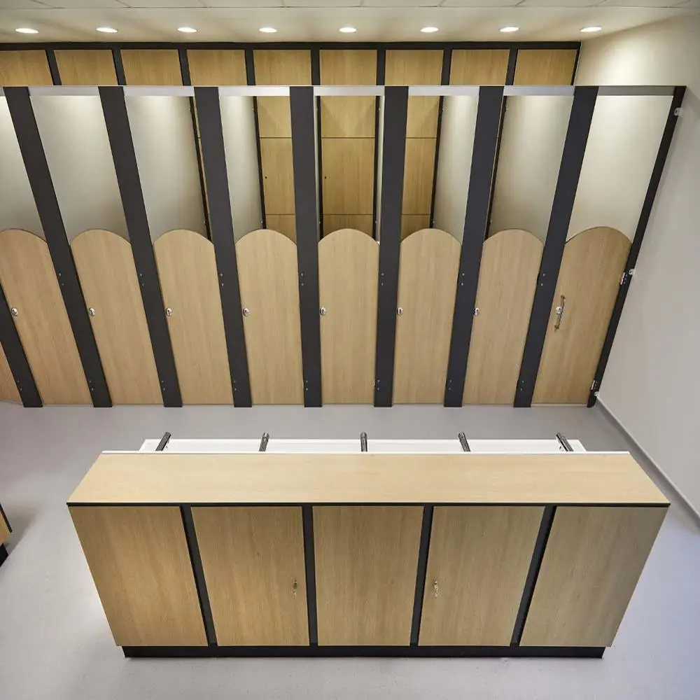 
12mm 13mm waterproof compact laminate HPL for toilet partition 