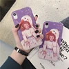 Purple swan princess art painting Anti Scratch mobile cell phone Case cover for iPhone X XS MAX 6/7/8 plus