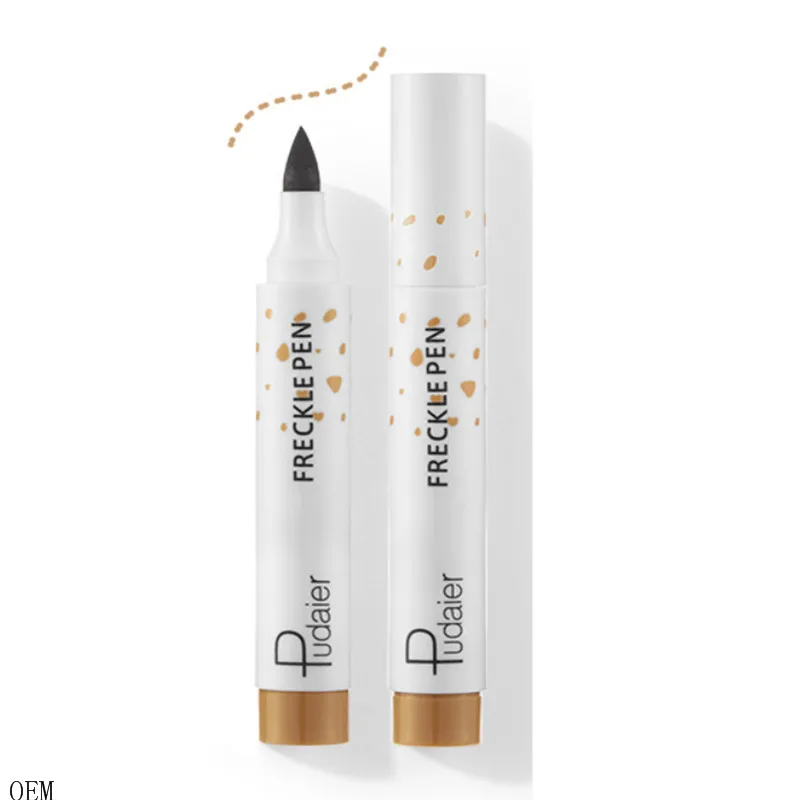 

2 colors private label mini freckle pen highlight pencil make up stick pen easy to wear long lasting make up freckle pen