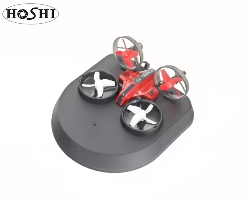 

Hot Sale L6082 RC Glider Airplane Boat 3 in 1 Mode All in One Air Genius Hovercraft Altitude Hold Mold For Children DIY Toy
