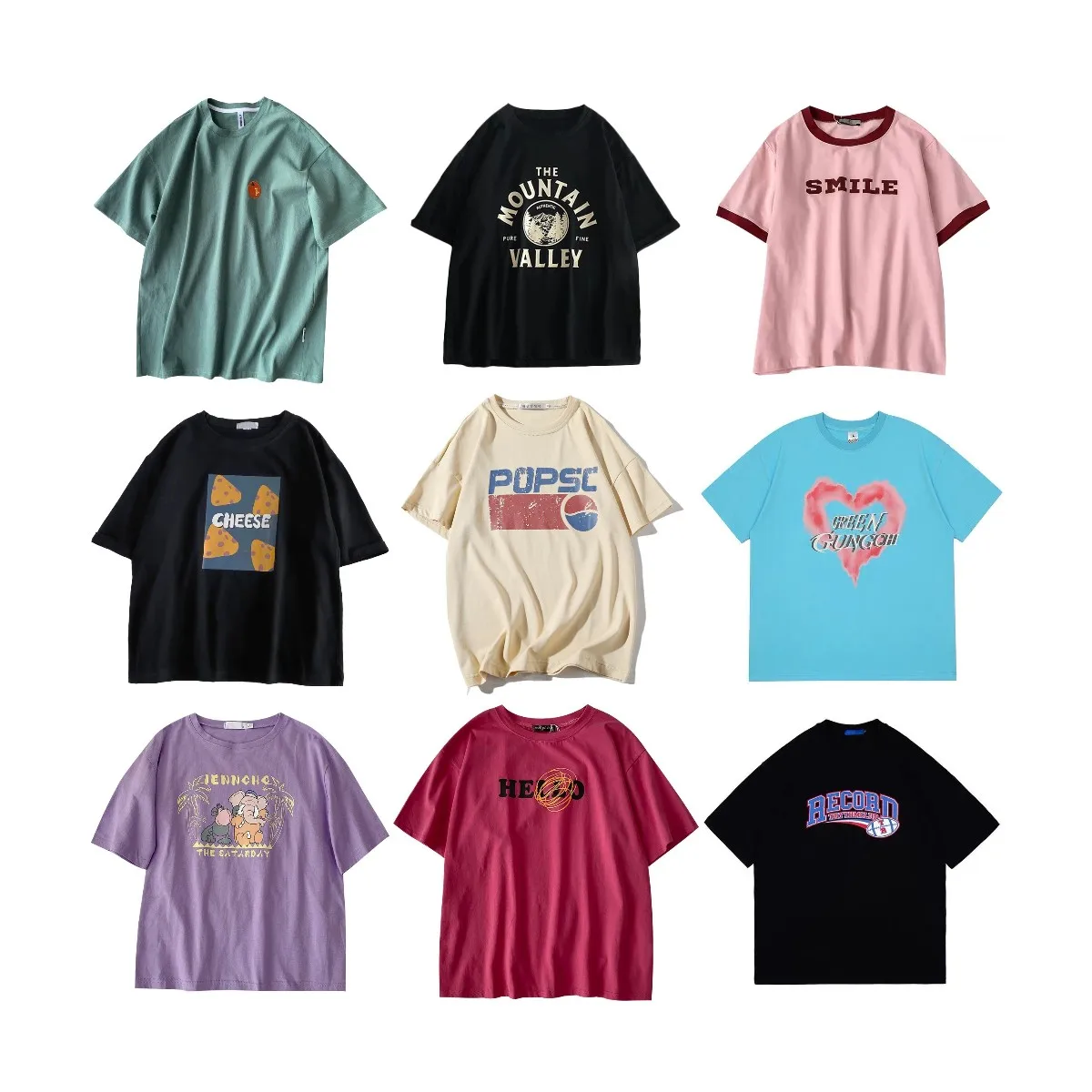 

wholesale Cheap Price Fashion Apparel O Neck Oversized T Shirts for women