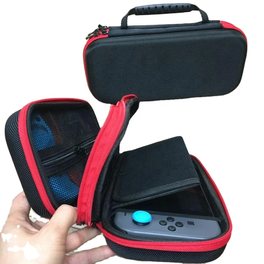 

Inspissate two layer hard EVA Nylon storage case for nintendo switch NS accessories, Any color