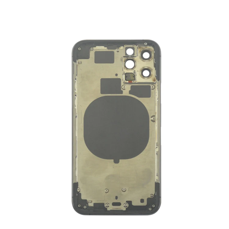 

Battery Back Cover For Iphone 11 Pro Housing Door Rear Cover And Middle Frame Chassis Housing Case, Black white green gold