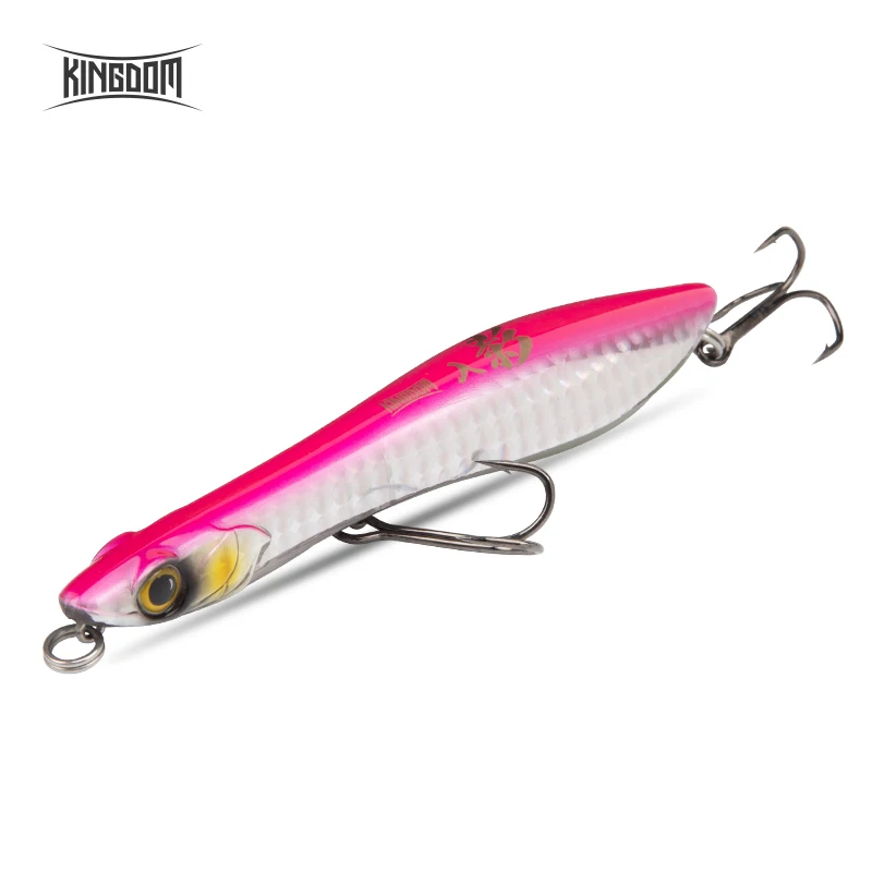 

0508 Amazon Hot Sale Pencil Fishing Lure Artificial Bait Top Water Hard Lure Carp Bait, 6 colors