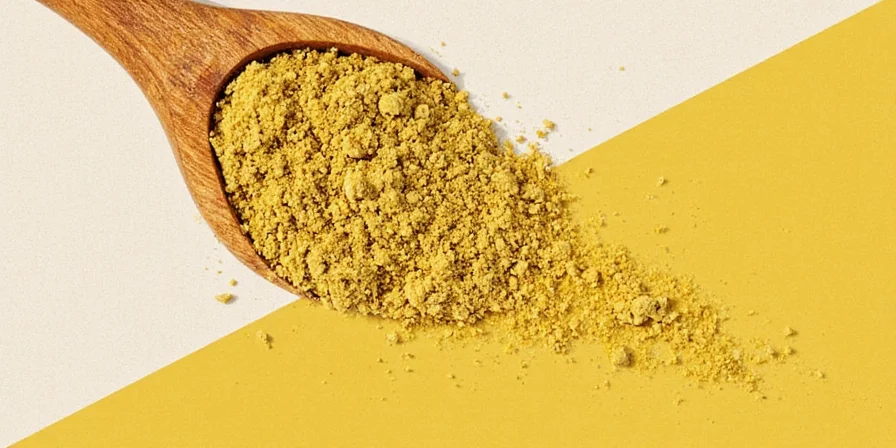 Homemade yellow mustard in a glass jar