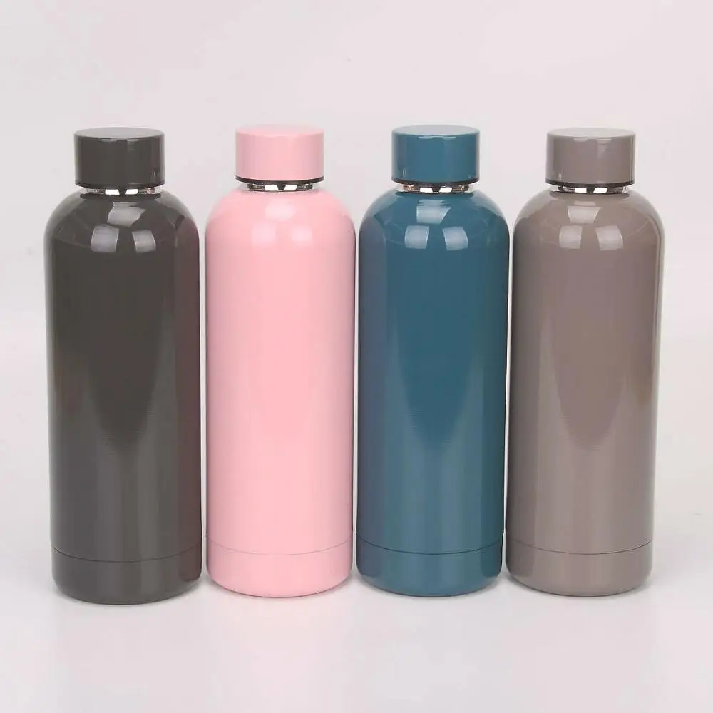

2019 New Design custom logo double wall insulated stainless steel water bottle vacuum flask