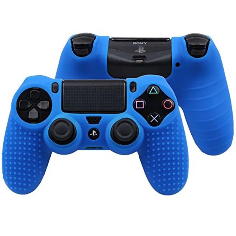

Anti Slip Protective Skin Cover For Playstation Dualshock 4 PS4 Pro Slim Controller Waterproof Rubber Silicone Case