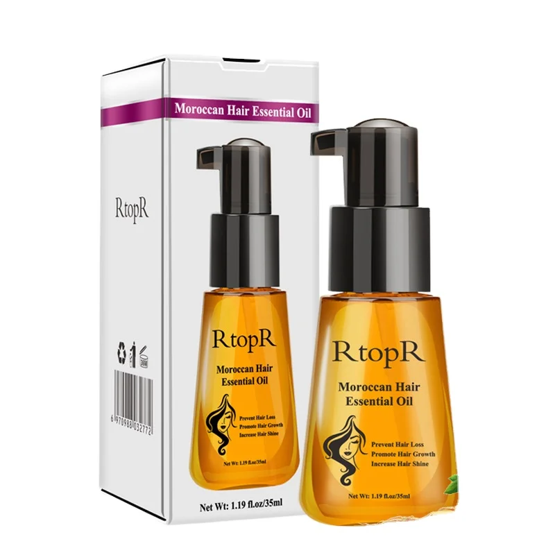 

RtopR Moroccan Hair Essential Oil Prevent Hair Loss ,Promote Hair Growth,Increase Hair Shine