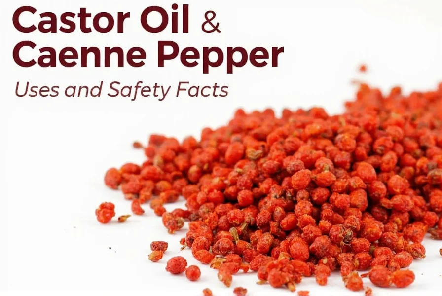 castor oil and cayenne pepper