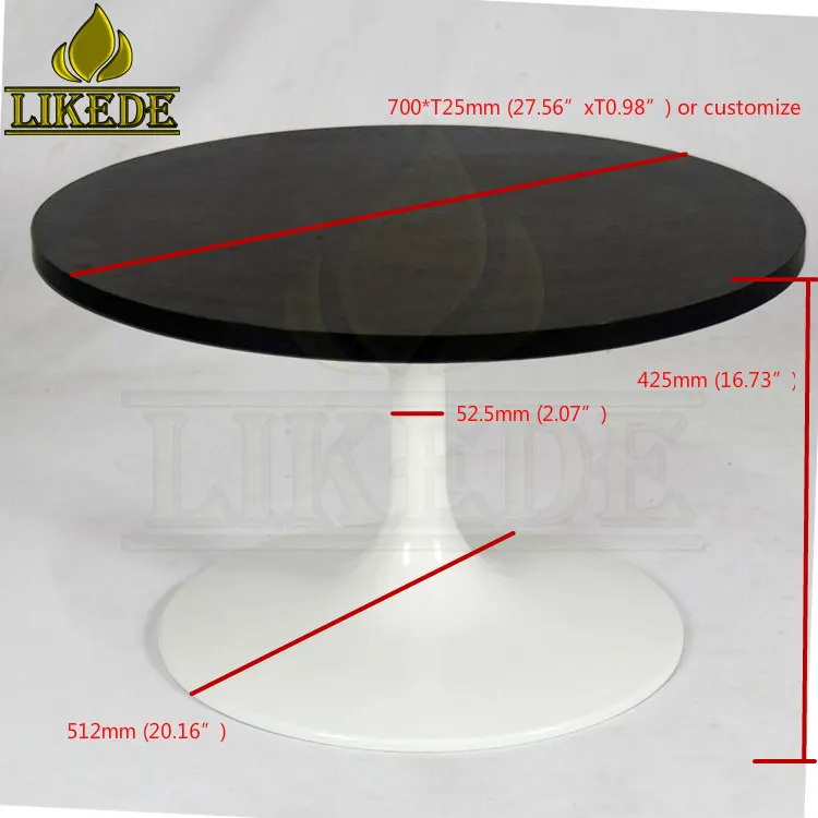White Tulip Base Tea Table With Low Coffee Tables Metal Furniture Legs