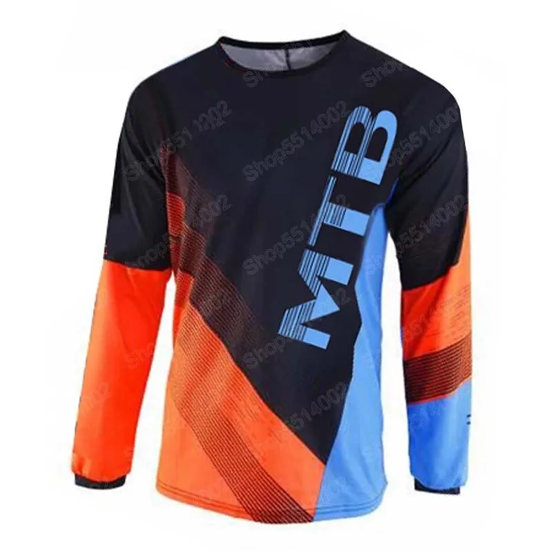 

Custom Pro MTB Jersey BMX Shirt Long Sleeve Downhill Mountain Bike Jersey Motocross Racing Training Tshirt