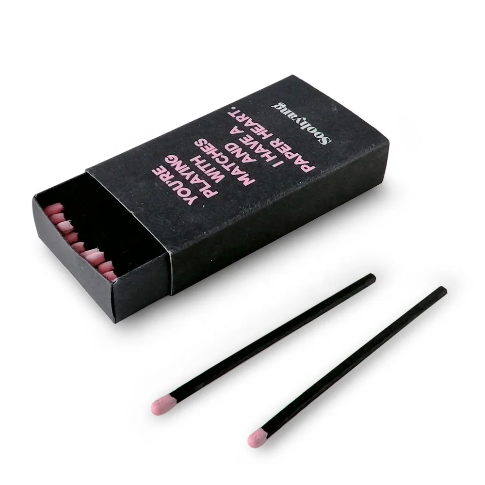 Black Barrel Classic Miniature Cylinder Matches Black Stick Matches Black Matches Buy