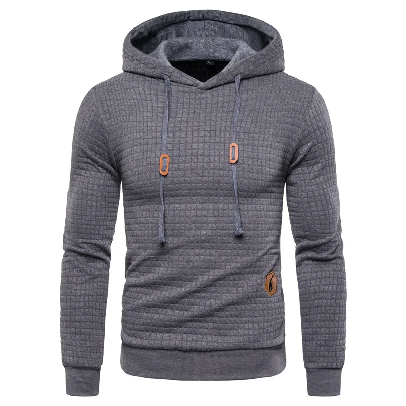 

Spring Autumn Fashion Men's Casual Cotton Thick Hoodie Pullover Plus Size Sweatshirt Mens Mask Sport Hooded