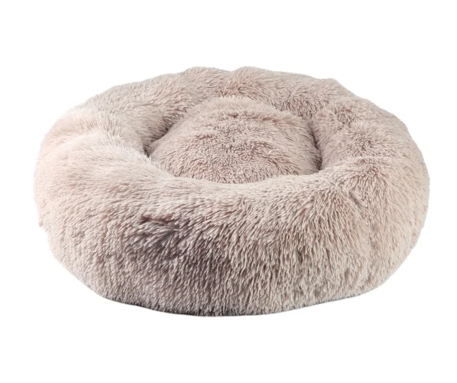 

Wholesale Cheap Winter Fur Donut Cuddler Pet Dog Bed for Cat And Dog