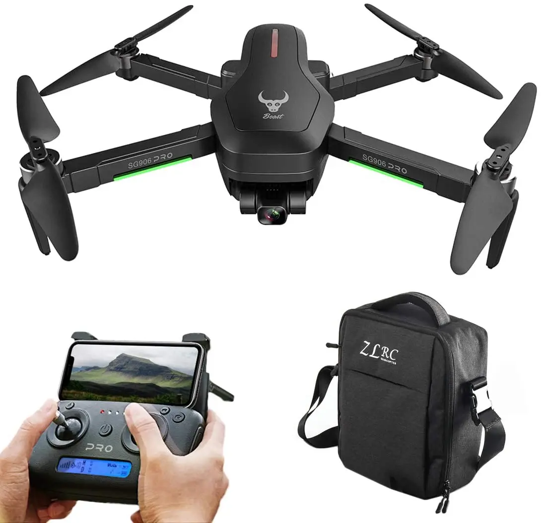 

4k HD mechanical 3-Axis gimbal camera 5G wifi gps system supports TF card drones distance 1.2km drone sg906 pro 2