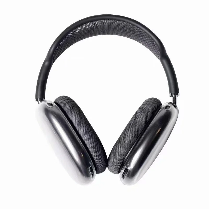 

New Custom Slim Soft TPU Transparent Cover Case Headphones Earphones Accessories for Airpods Max, 11 colors