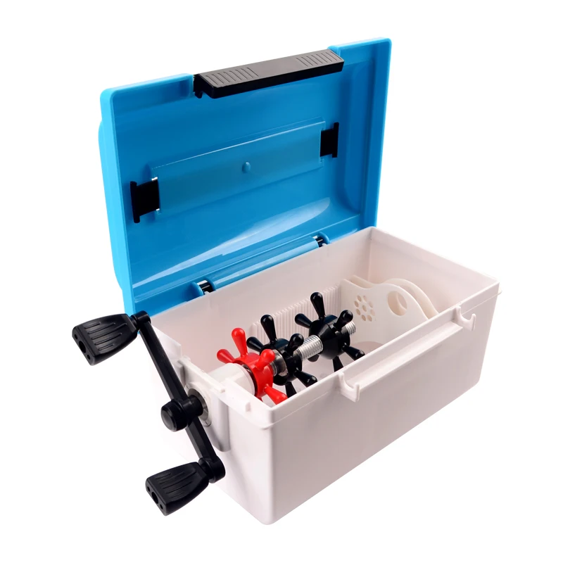 

NEW Product Fishing Tackle box tools fishing reel machine line winder, White,green, blue