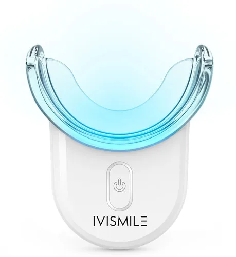 

Wholesale CE Approved IVISMILE Professional Dental Care Red Blue Laser Teeth Whitening Light, Pink, white, available customized