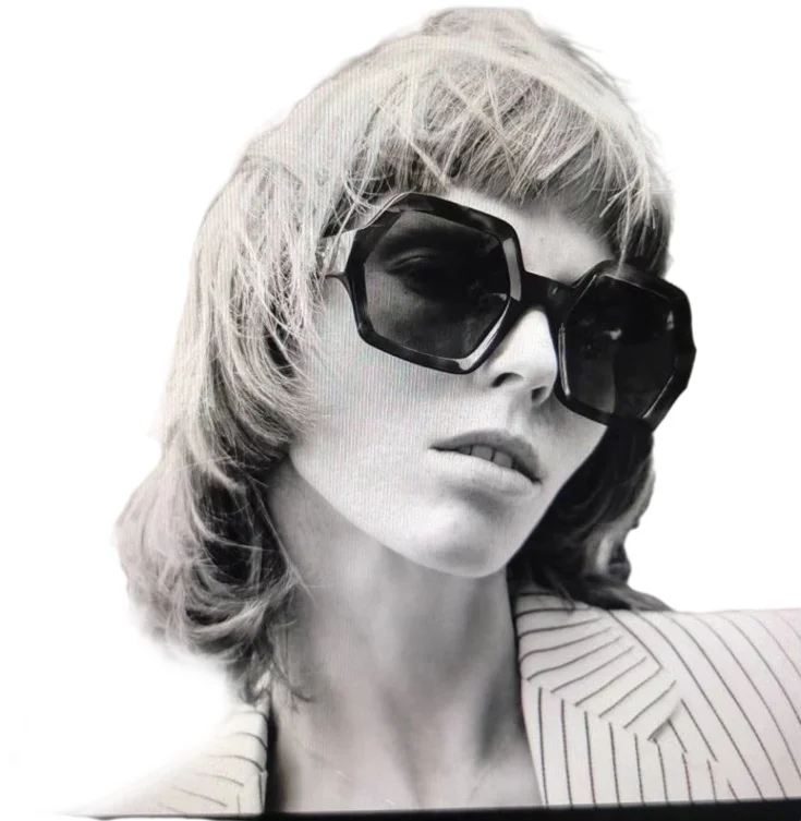 

2021 New Oversized Plastic Sunglasses Men Women Big Frame Rectangle Sun Glasses