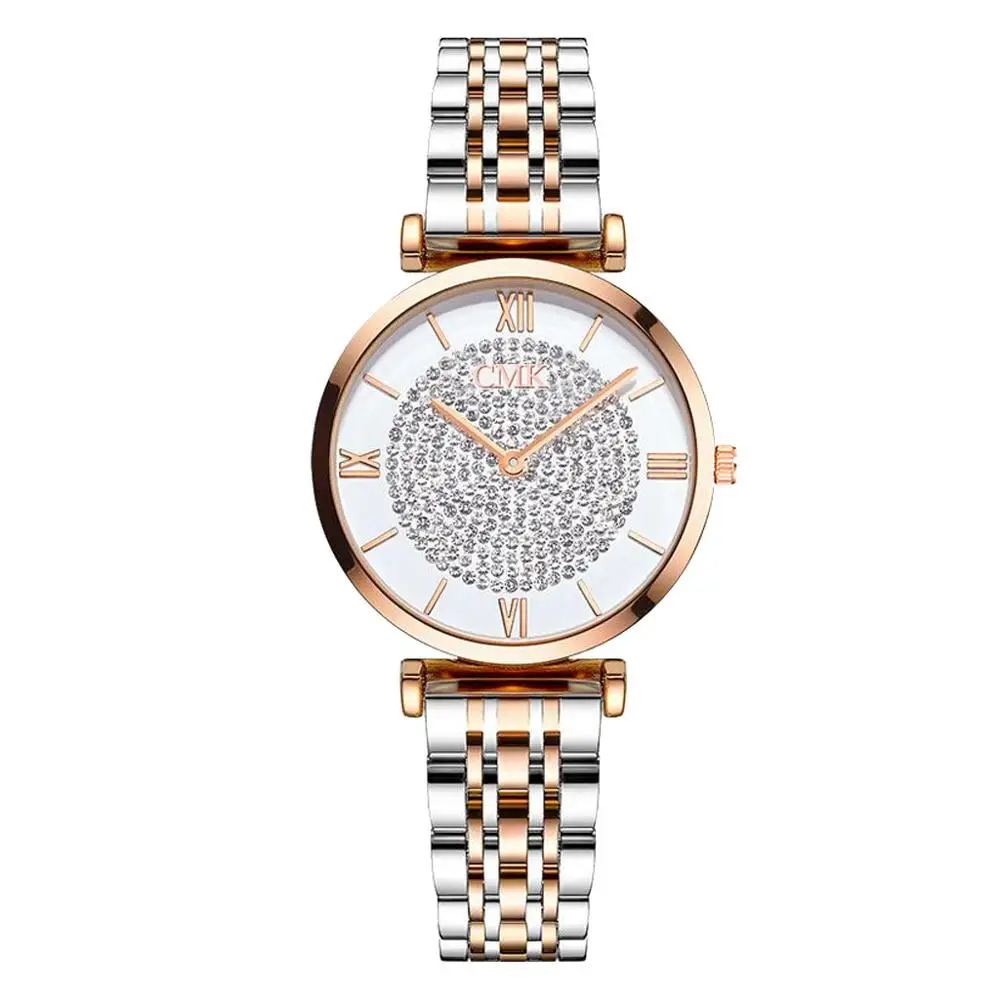 

Hot Sale Full Sky Star Watch Roman Calibration Temperament Fashion Women's Watch High-grade Alloy Quartz Watch