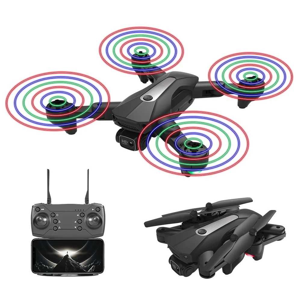 

10% OFF Programmable Drone Headless 720P APP Control HD Optical Flow Position 360 Flip Dual Cameras Drones with G-sensor