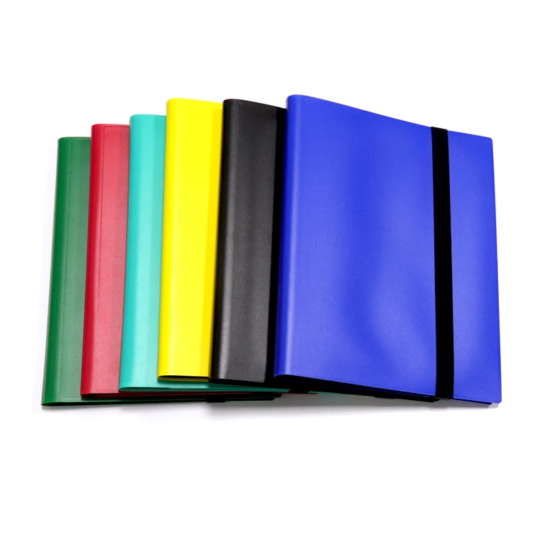
Colorful PP Matte Card Folder Binders With 9 Pockets  (62453757908)